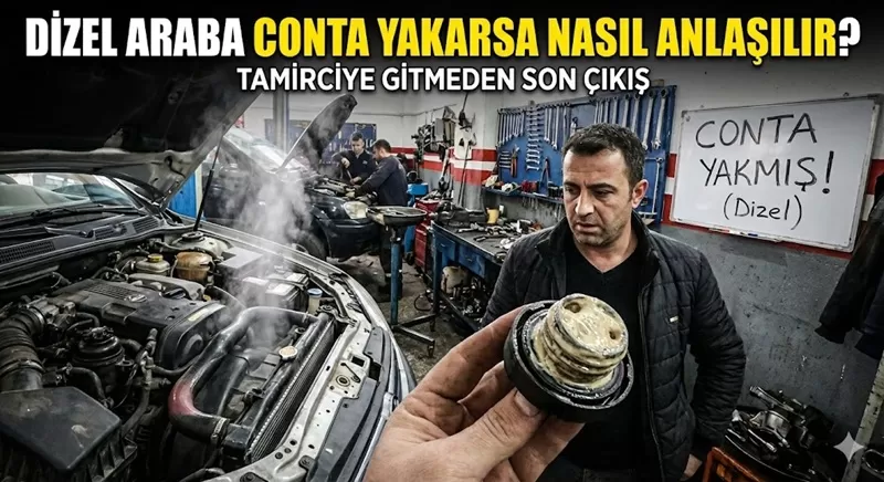 Dizel Araba Conta Yakarsa Nasıl Anlaşılır? Tamirciye Gitmeden Önce Son Çıkış